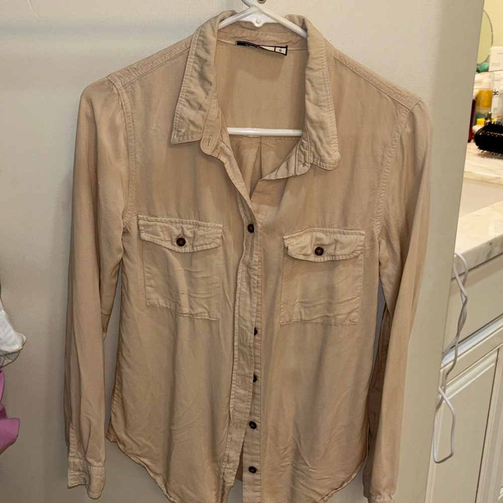 2bella beige blouse